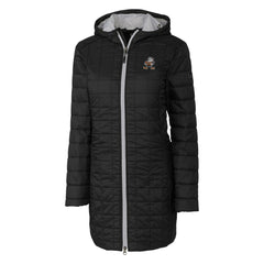 Cutter & Buck Women's Throwback Logo Rainier Primaloft Eco Full-Zip Hoodie Long Coat - Cleveland Browns Hoodies