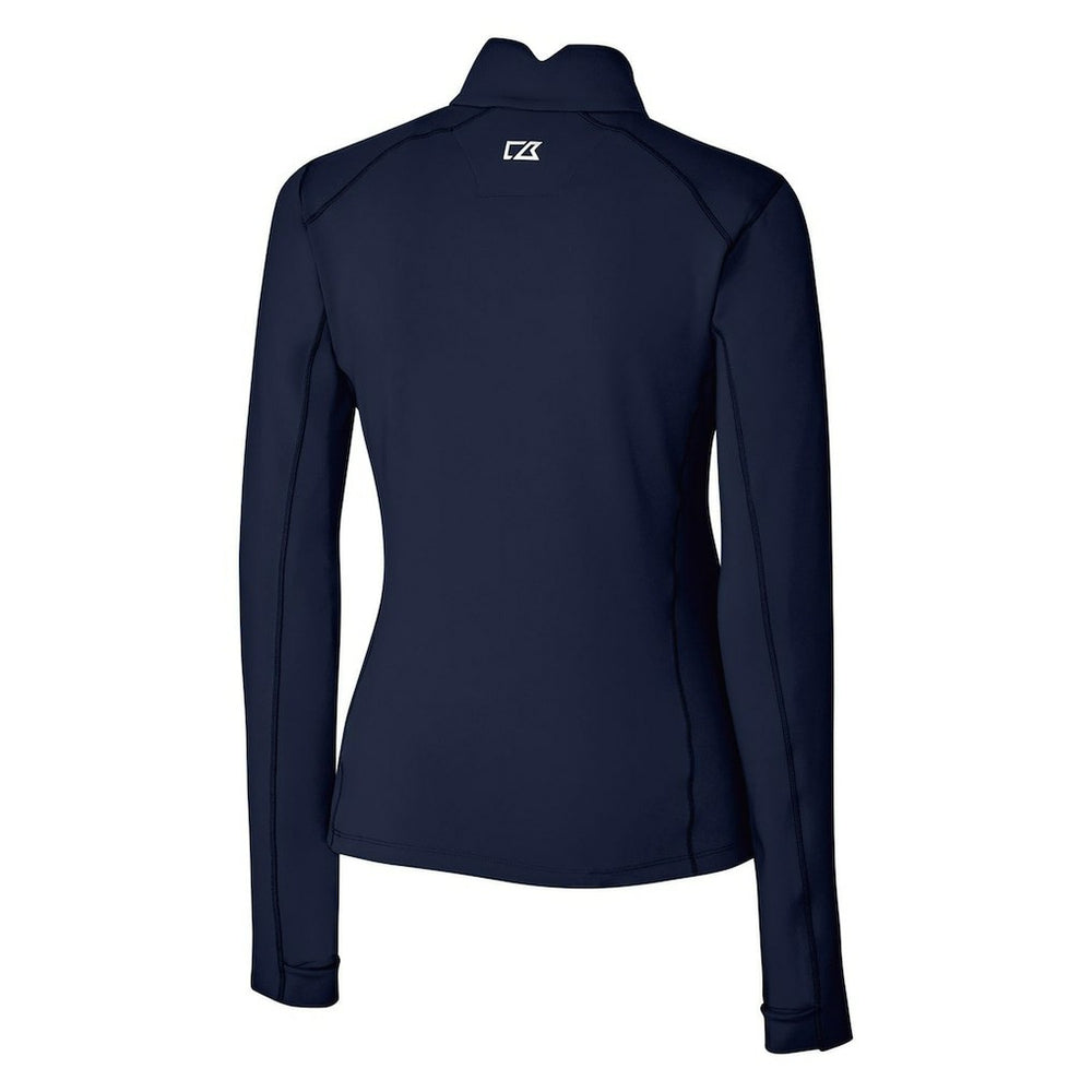 Cutter & Buck Women's Throwback Logo Traverse Stretch Quarter-Zip Pullover Top - New York Giants Pullover