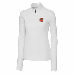 Cutter & Buck Women's Throwback Logo Traverse Stretch Quarter-Zip Pullover Top - Cincinnati Bengals Pullover