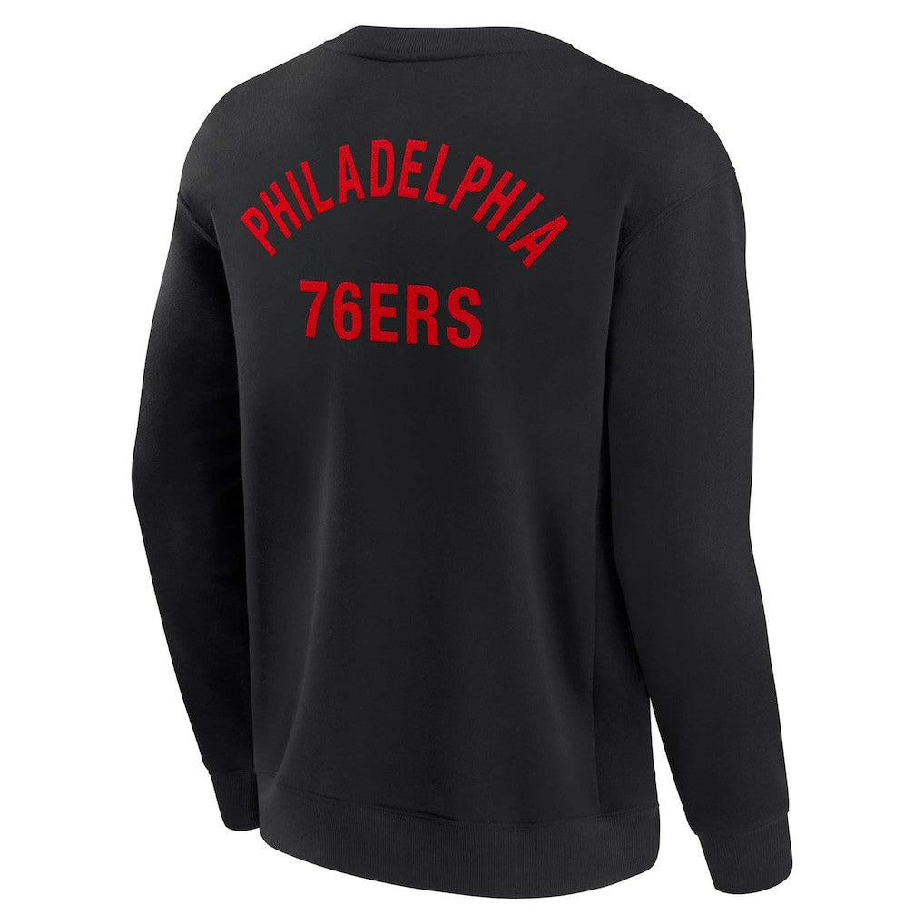 Fanatics Philadelphia 76ers Unisex Elements Super Soft Fleece Pullover Sweatshirt