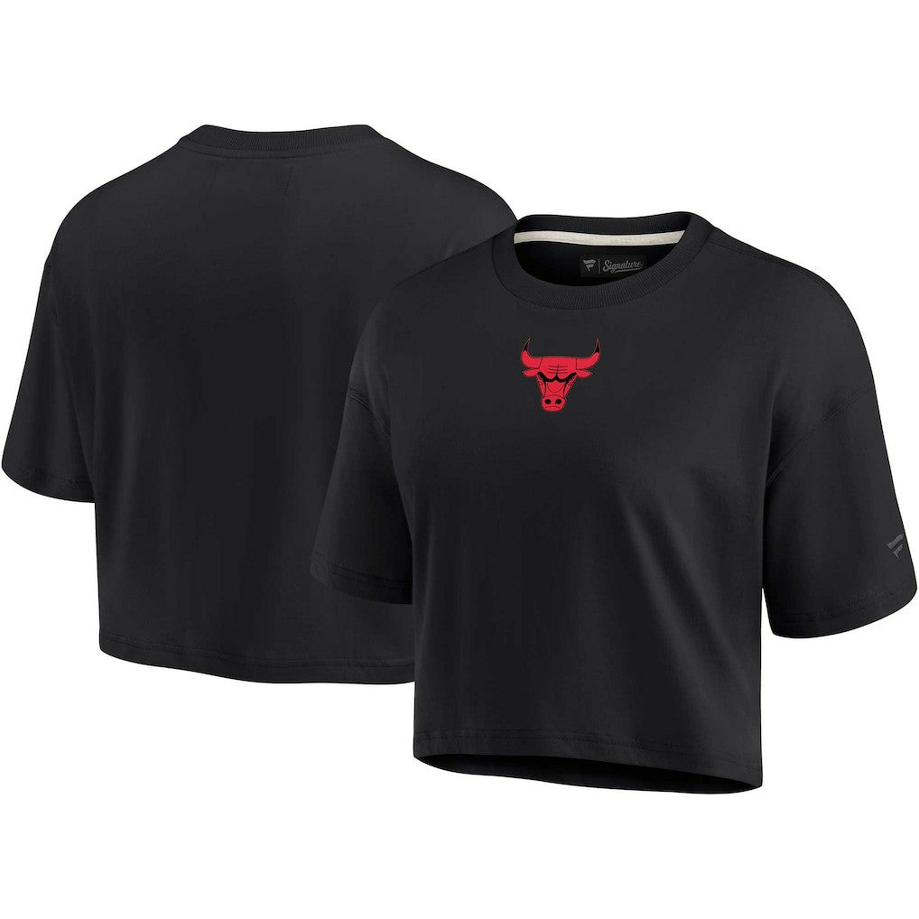 Fanatics Chicago Bulls Women's Elements Super Soft Boxy Cropped T-Shirt sale