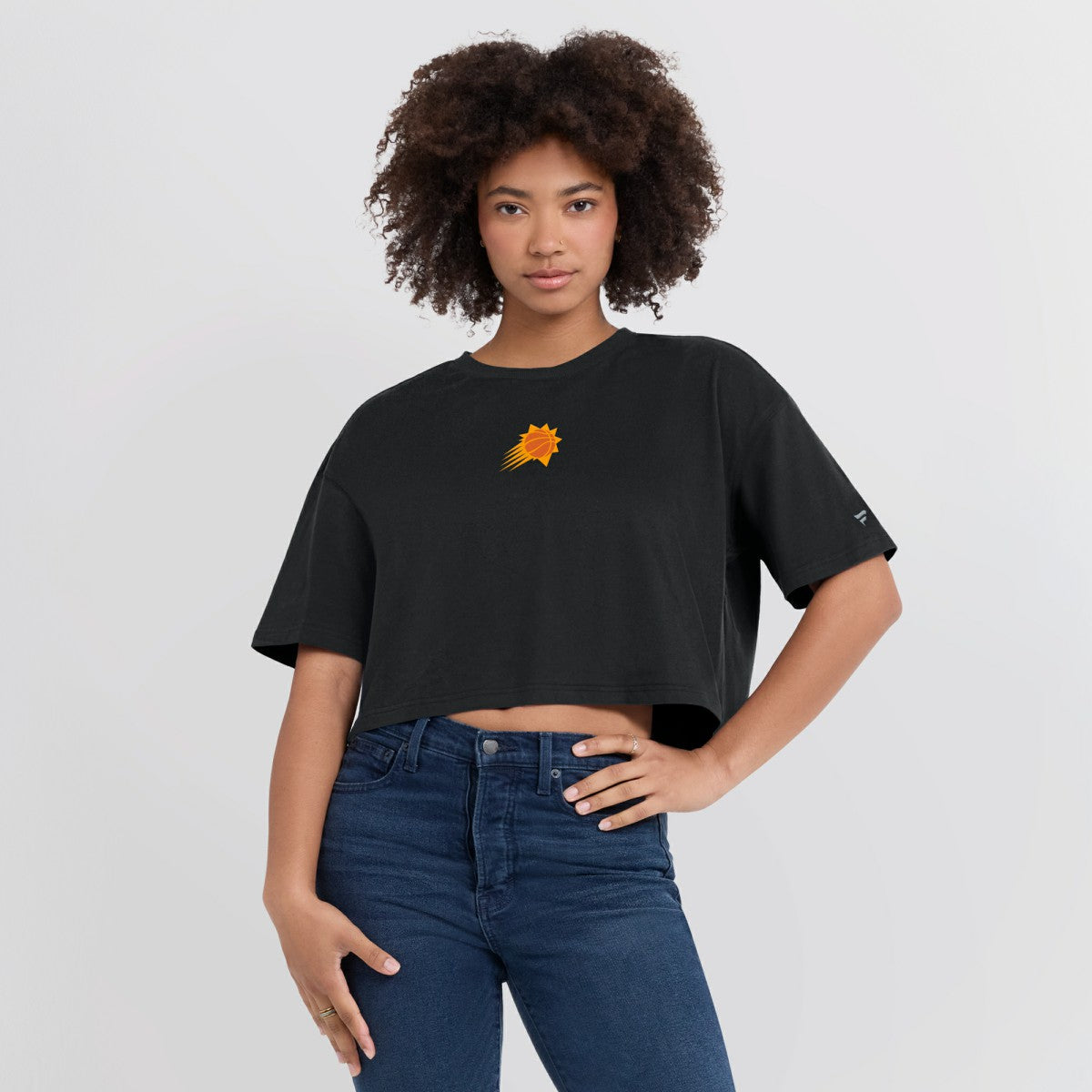 Fanatics Phoenix Suns Women's Elements Super Soft Boxy Cropped T-Shirt