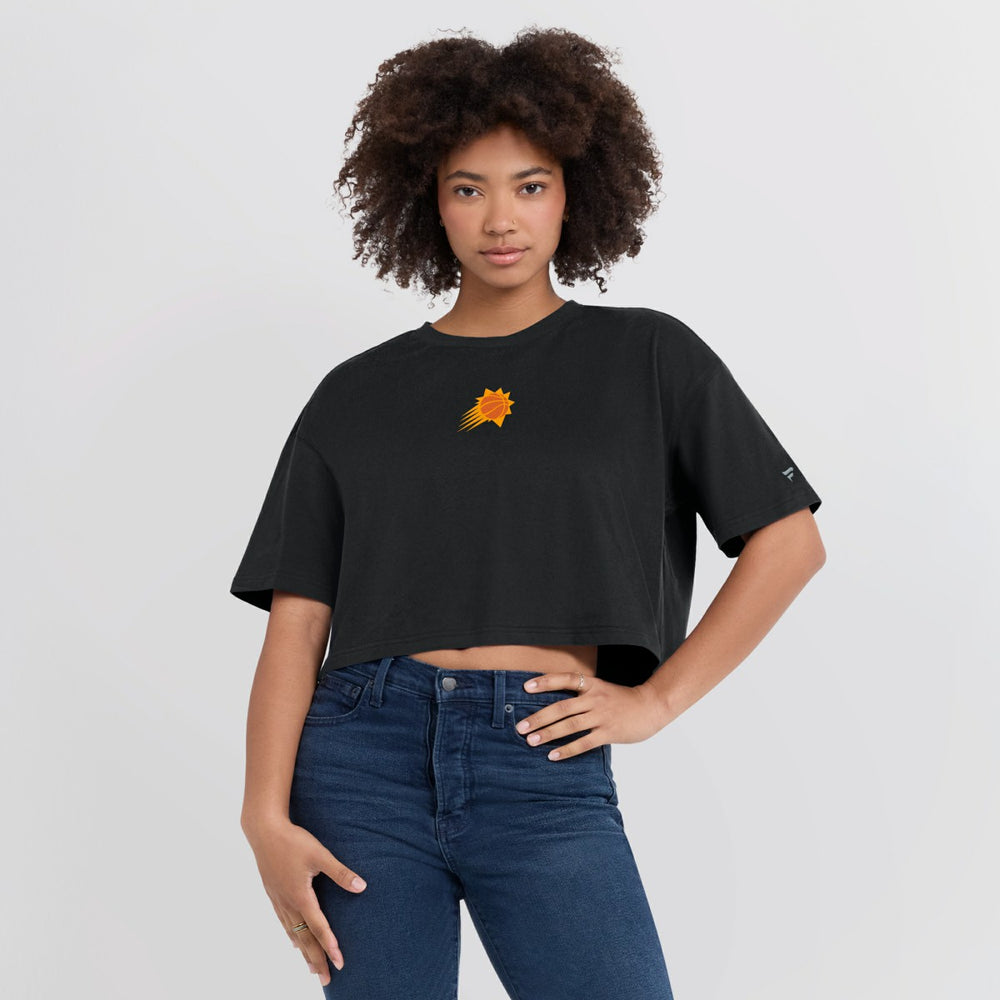 Fanatics Phoenix Suns Women's Elements Super Soft Boxy Cropped T-Shirt