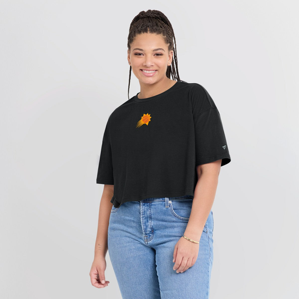 Fanatics Phoenix Suns Women's Elements Super Soft Boxy Cropped T-Shirt