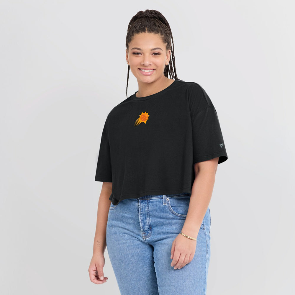 Fanatics Phoenix Suns Women's Elements Super Soft Boxy Cropped T-Shirt