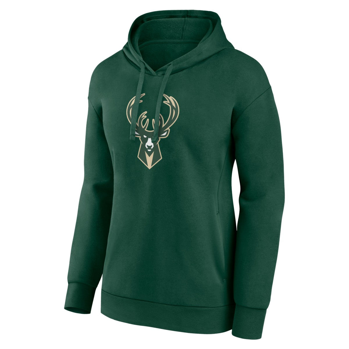 Milwaukee Bucks Women's Team Primary Logo Pullover Hoodie