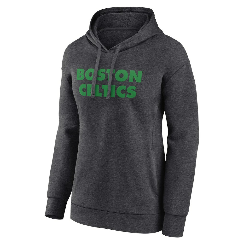 Boston Celtics Women's Wordmark Alt Pullover Hoodie