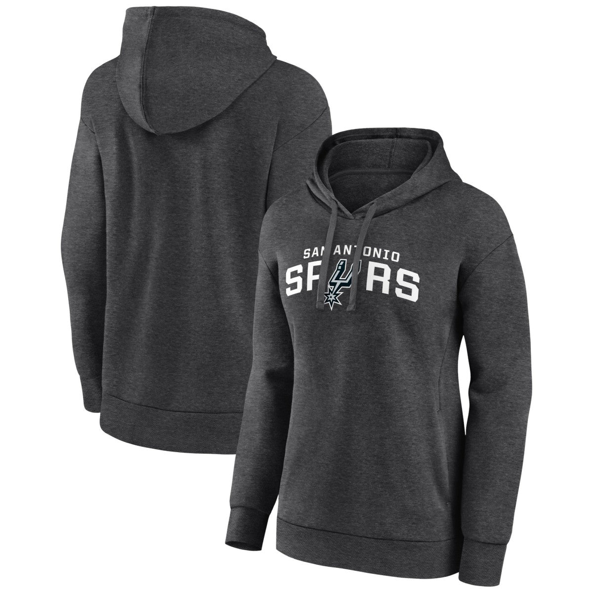 San Antonio Spurs Women's Wordmark Alt Pullover Hoodie