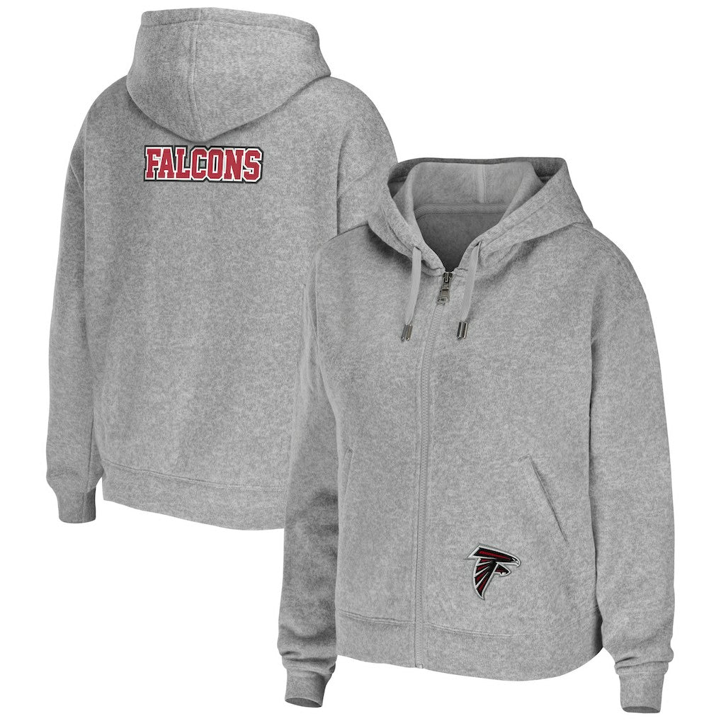 WEAR by Erin Andrews Women's Team Full-Zip Hoodie - Atlanta Falcons Hoodies