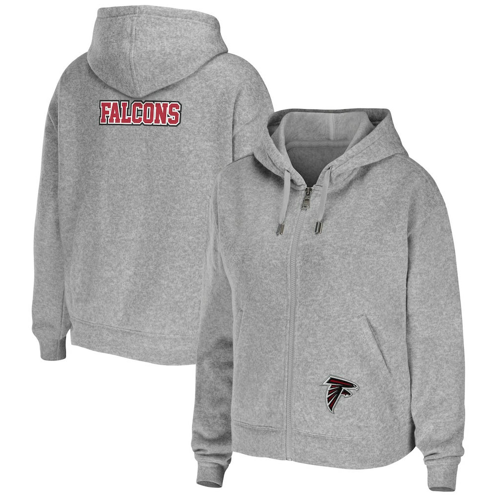 WEAR by Erin Andrews Women's Team Full-Zip Hoodie - Atlanta Falcons Hoodies