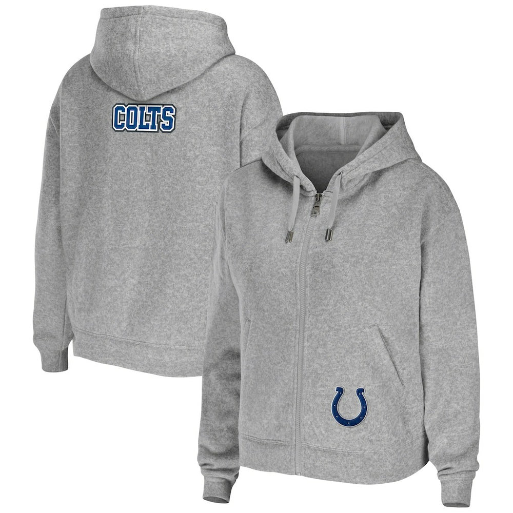 WEAR by Erin Andrews Women's Team Full-Zip Hoodie - Indianapolis Colts Hoodies