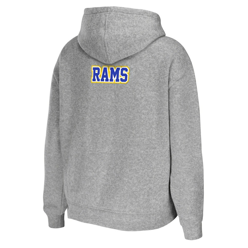 WEAR by Erin Andrews Women's Team Full-Zip Hoodie - Los Angeles Rams Hoodies