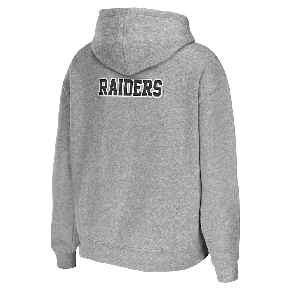 WEAR by Erin Andrews Women's Team Full-Zip Hoodie - Las Vegas Raiders Hoodies