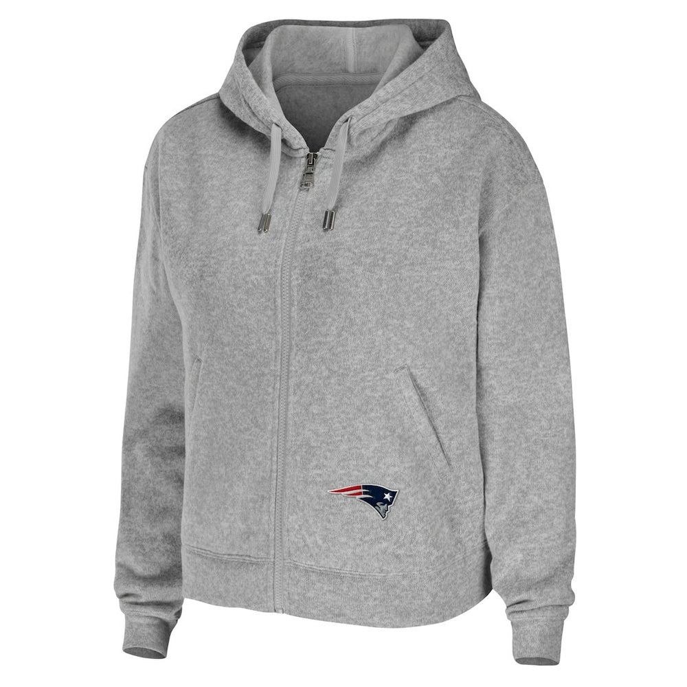 WEAR by Erin Andrews Women's Team Full-Zip Hoodie - New England Patriots Hoodies