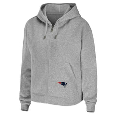 WEAR by Erin Andrews Women's Team Full-Zip Hoodie - New England Patriots Hoodies