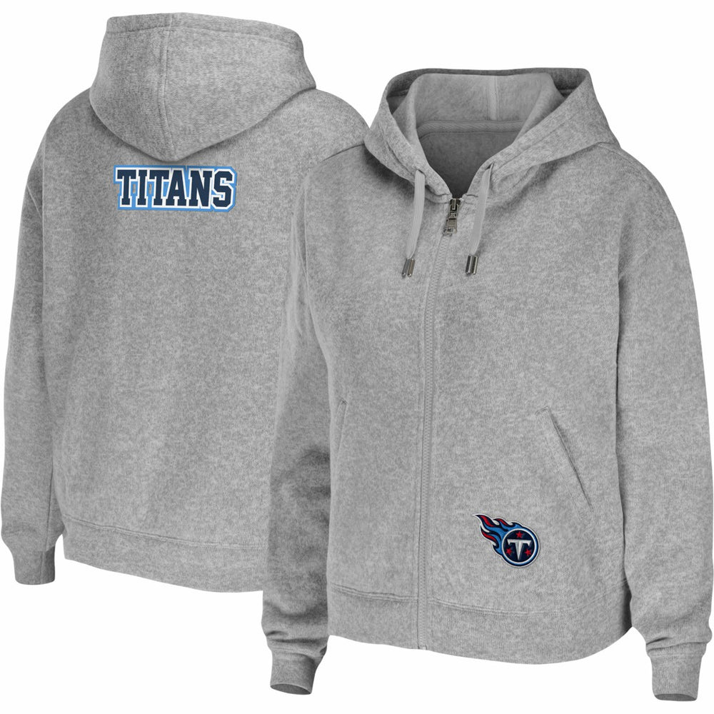WEAR by Erin Andrews Women's Team Full-Zip Hoodie - Tennessee Titans Hoodies