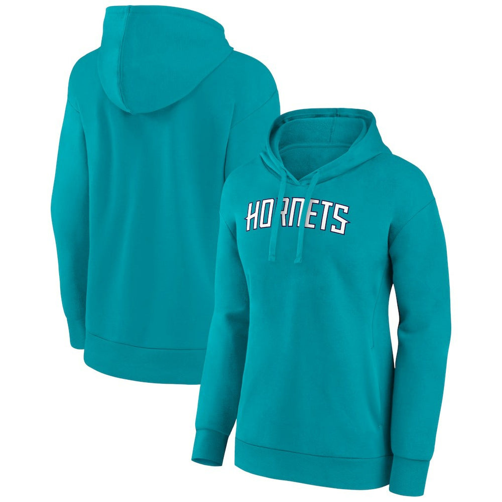 Charlotte Hornets Women's Wordmark Alt Pullover Hoodie
