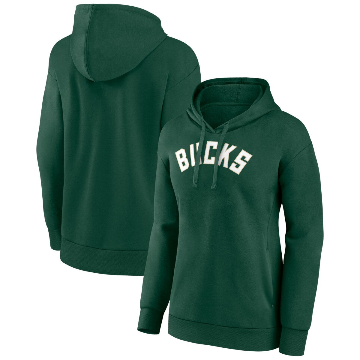 Milwaukee Bucks Women's Wordmark Alt Pullover Hoodie