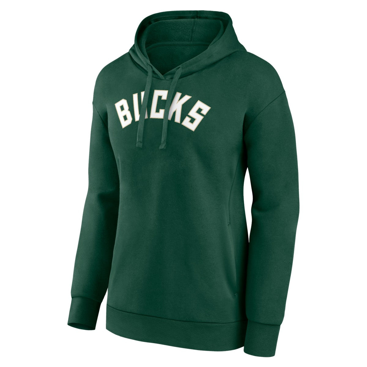 Milwaukee Bucks Women's Wordmark Alt Pullover Hoodie