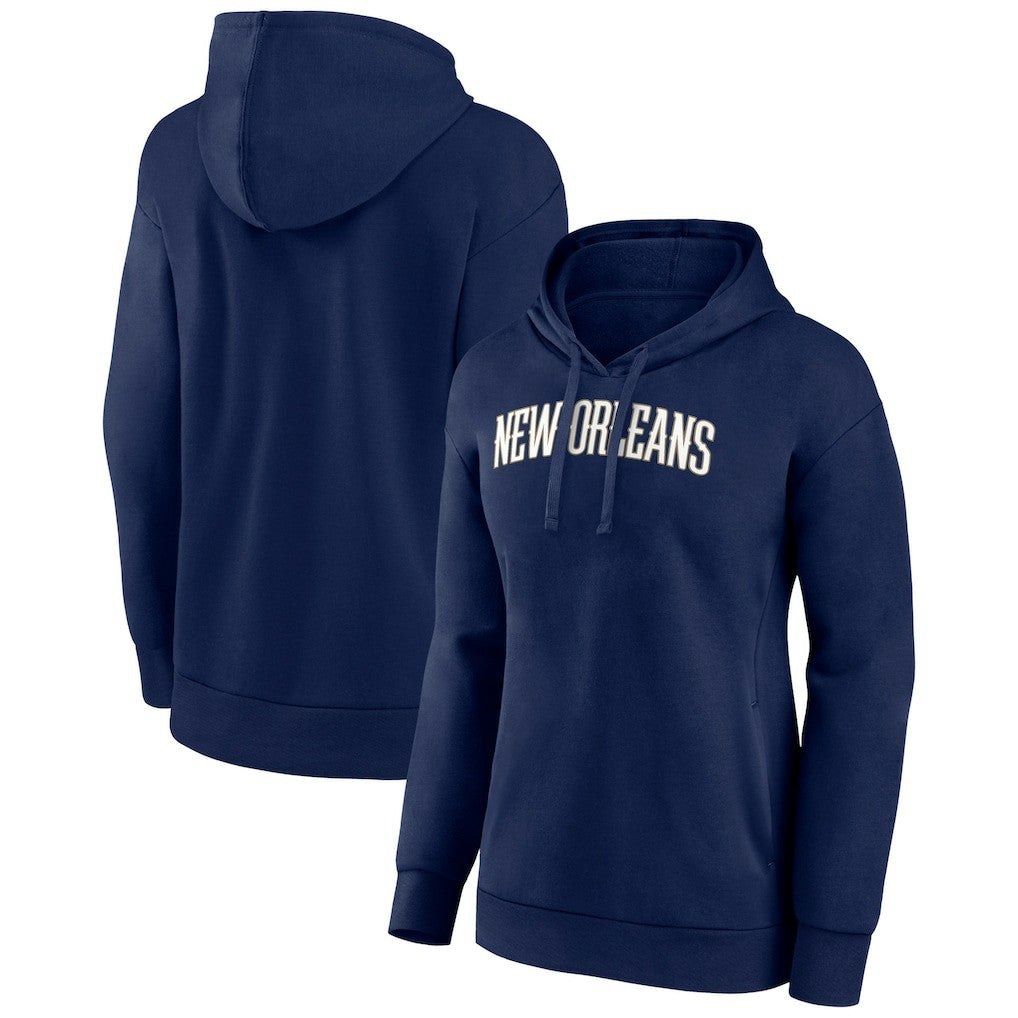 New Orleans Pelicans Women's Wordmark Alt Pullover Hoodie