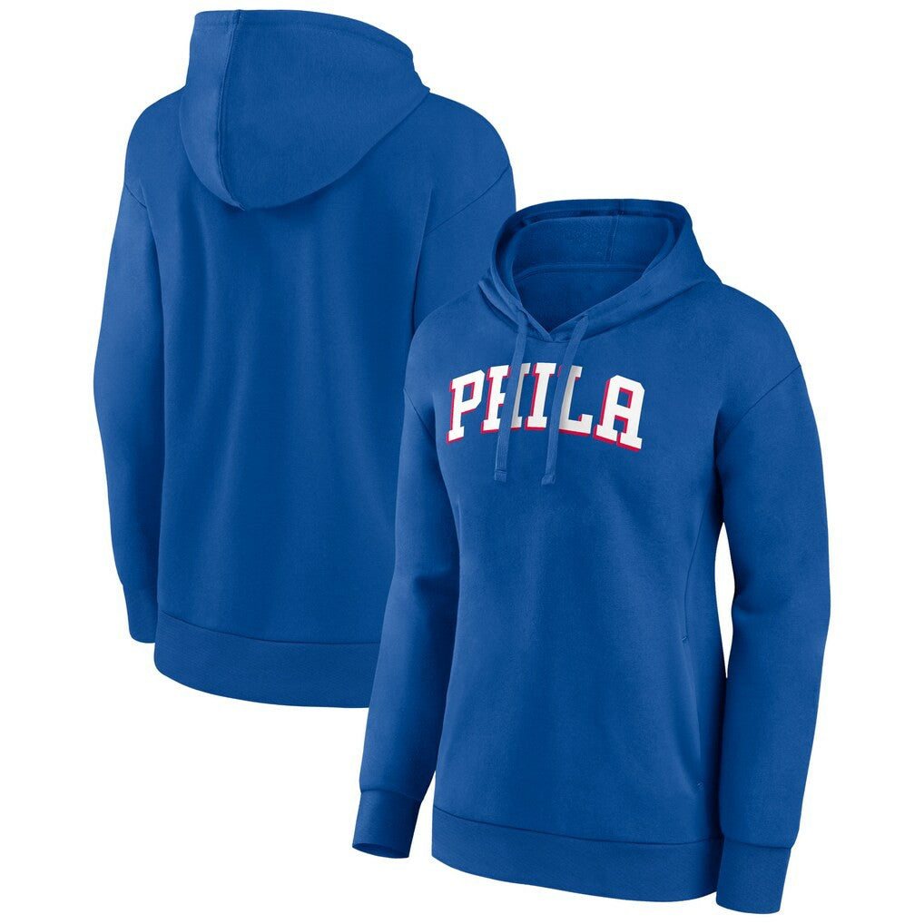 Philadelphia 76ers Women's Wordmark Alt Pullover Hoodie