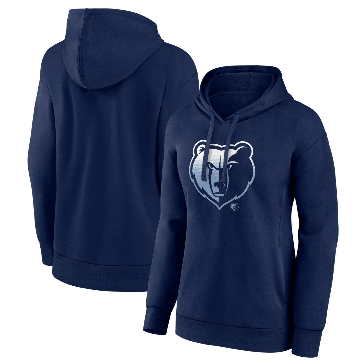 Memphis Grizzlies Women's Gradient Logo Pullover Hoodie