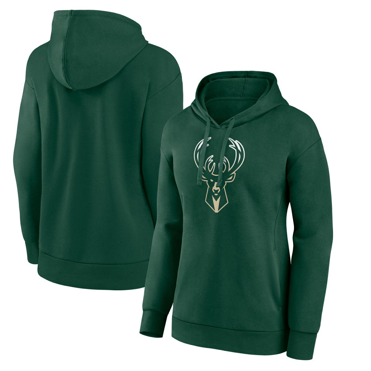 Milwaukee Bucks Women's Gradient Logo Pullover Hoodie
