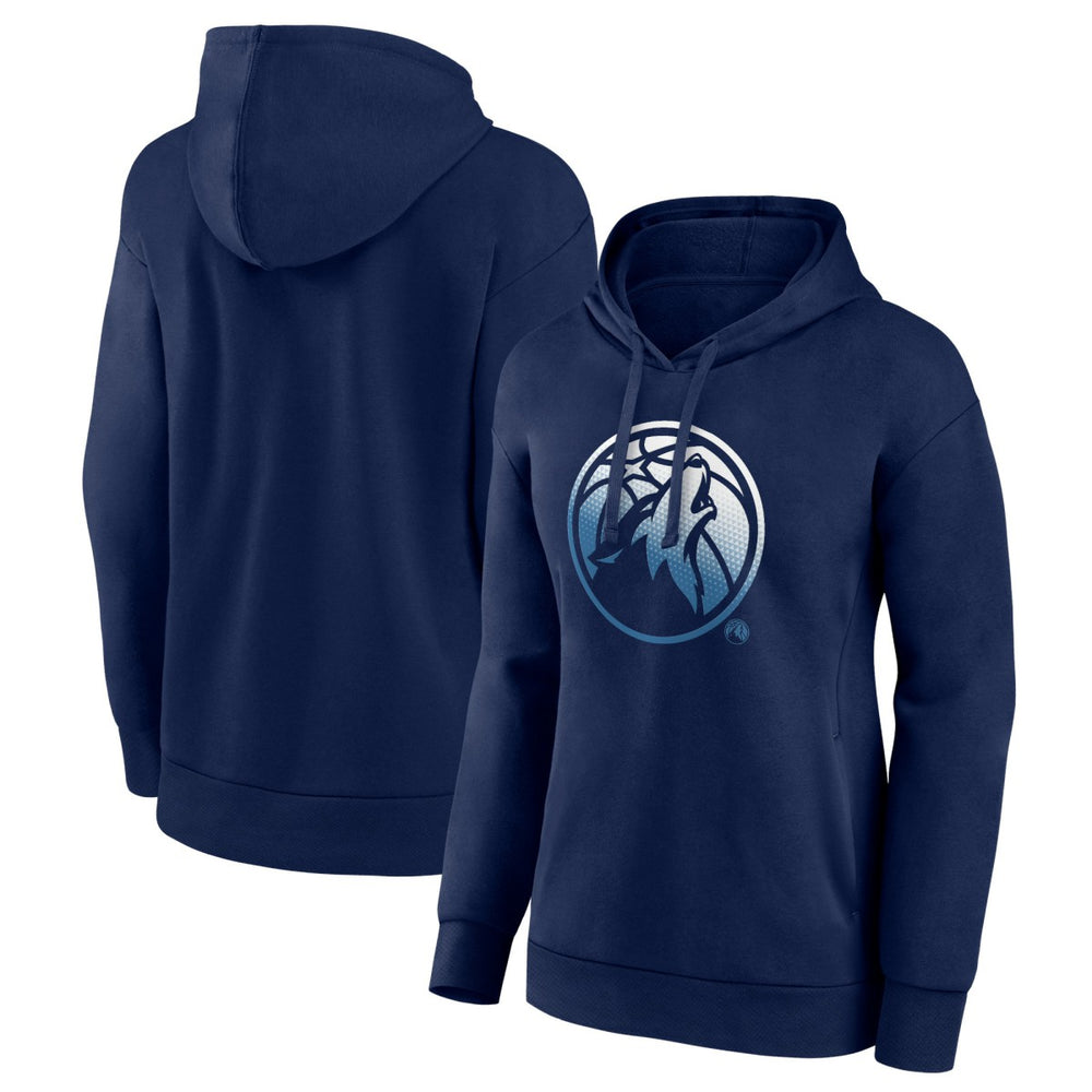 Minnesota Timberwolves Women's Gradient Logo Pullover Hoodie