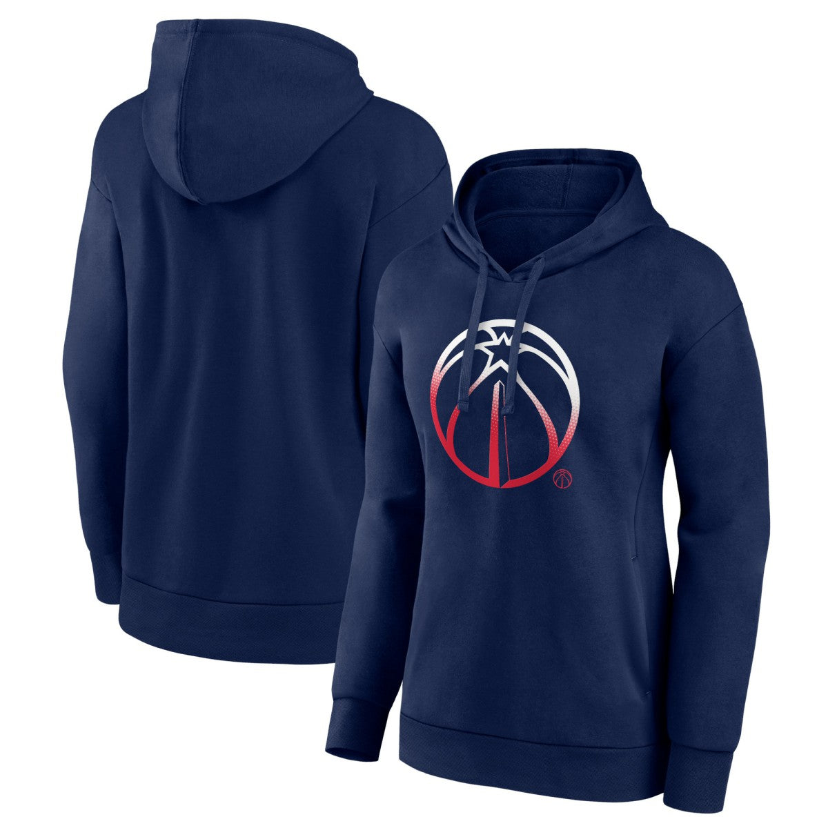 Washington Wizards Women's Gradient Logo Pullover Hoodie