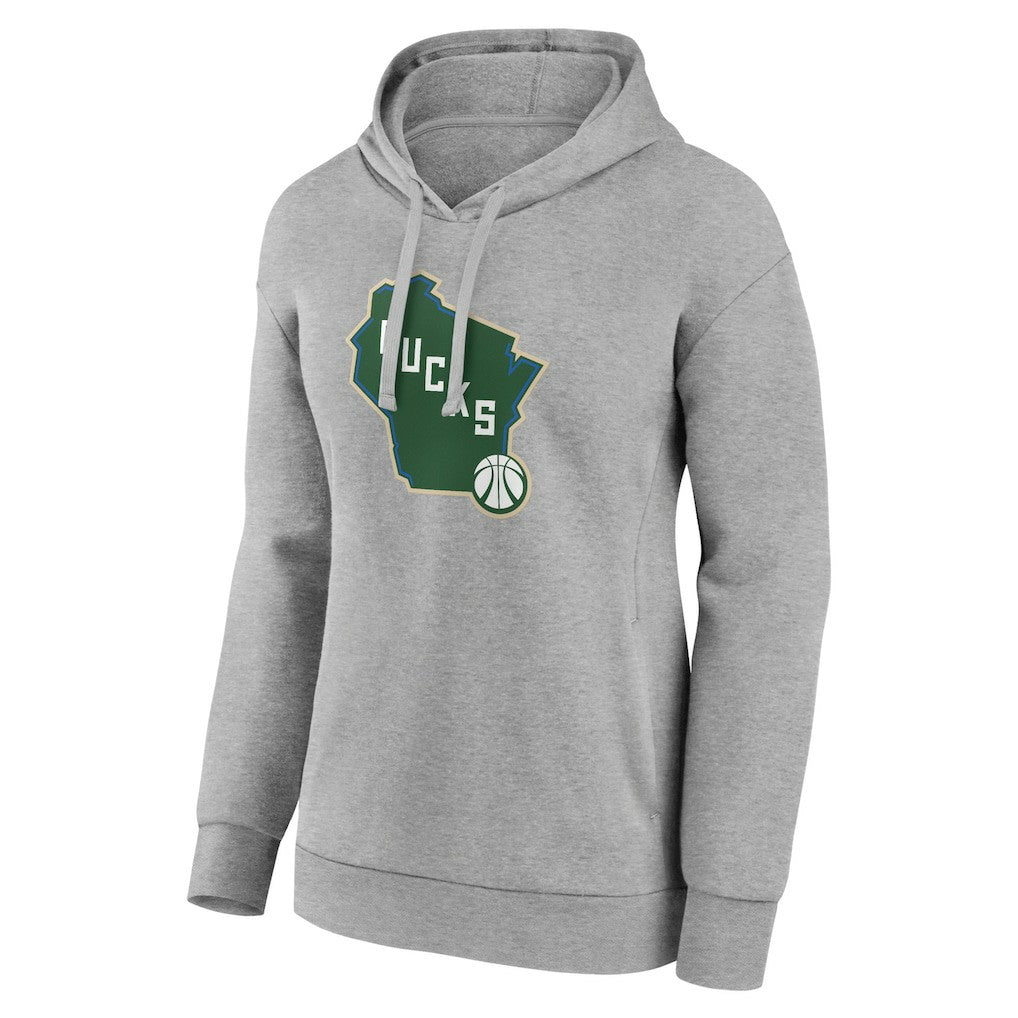 Milwaukee Bucks Women's Alternate Logo Pullover Hoodie