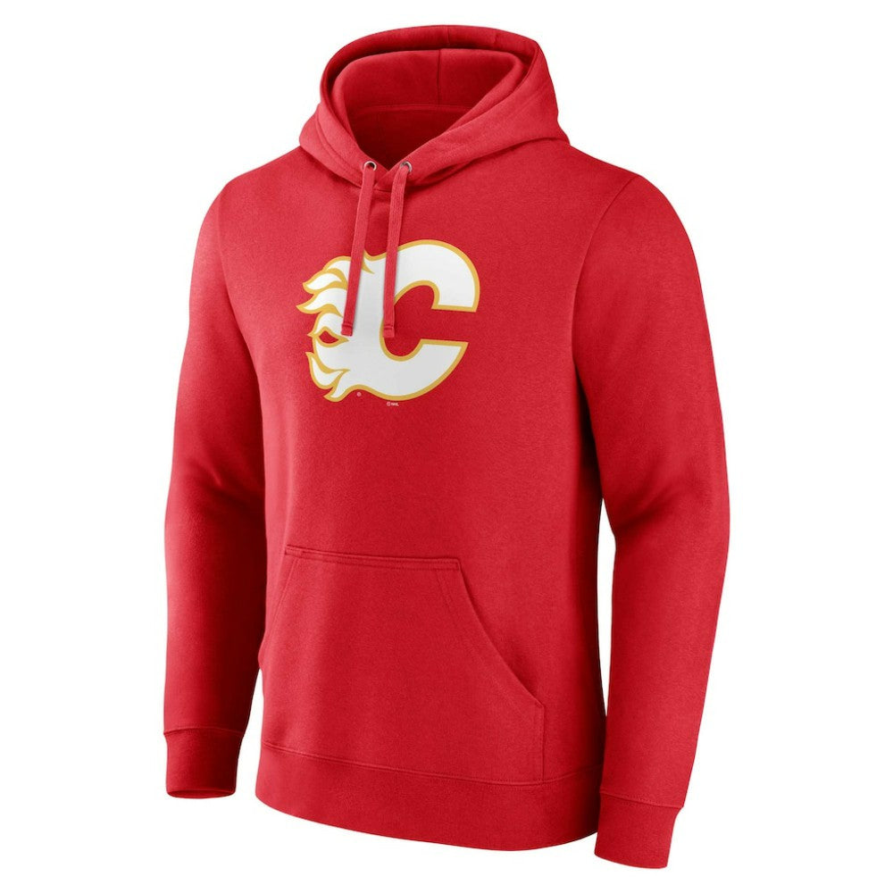 NHL Calgary Flames Fanatics Primary Team Logo Pullover Hoodie