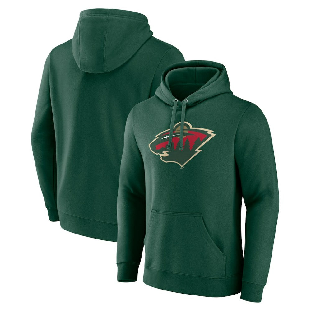 NHL Minnesota Wild Fanatics Primary Logo Pullover Hoodie