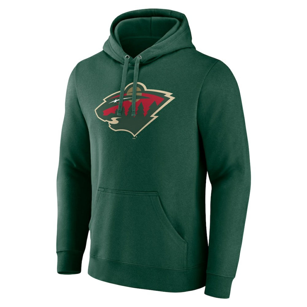 NHL Minnesota Wild Fanatics Primary Logo Pullover Hoodie