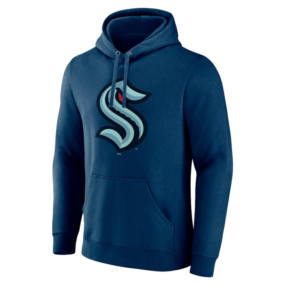 NHL Seattle Kraken Fanatics Primary Logo Pullover Hoodie