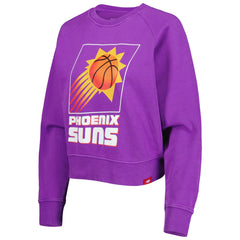 Phoenix Suns Sportiqe Women's Hardwood Classics Ashlyn Raglan Pullover Sweatshirt