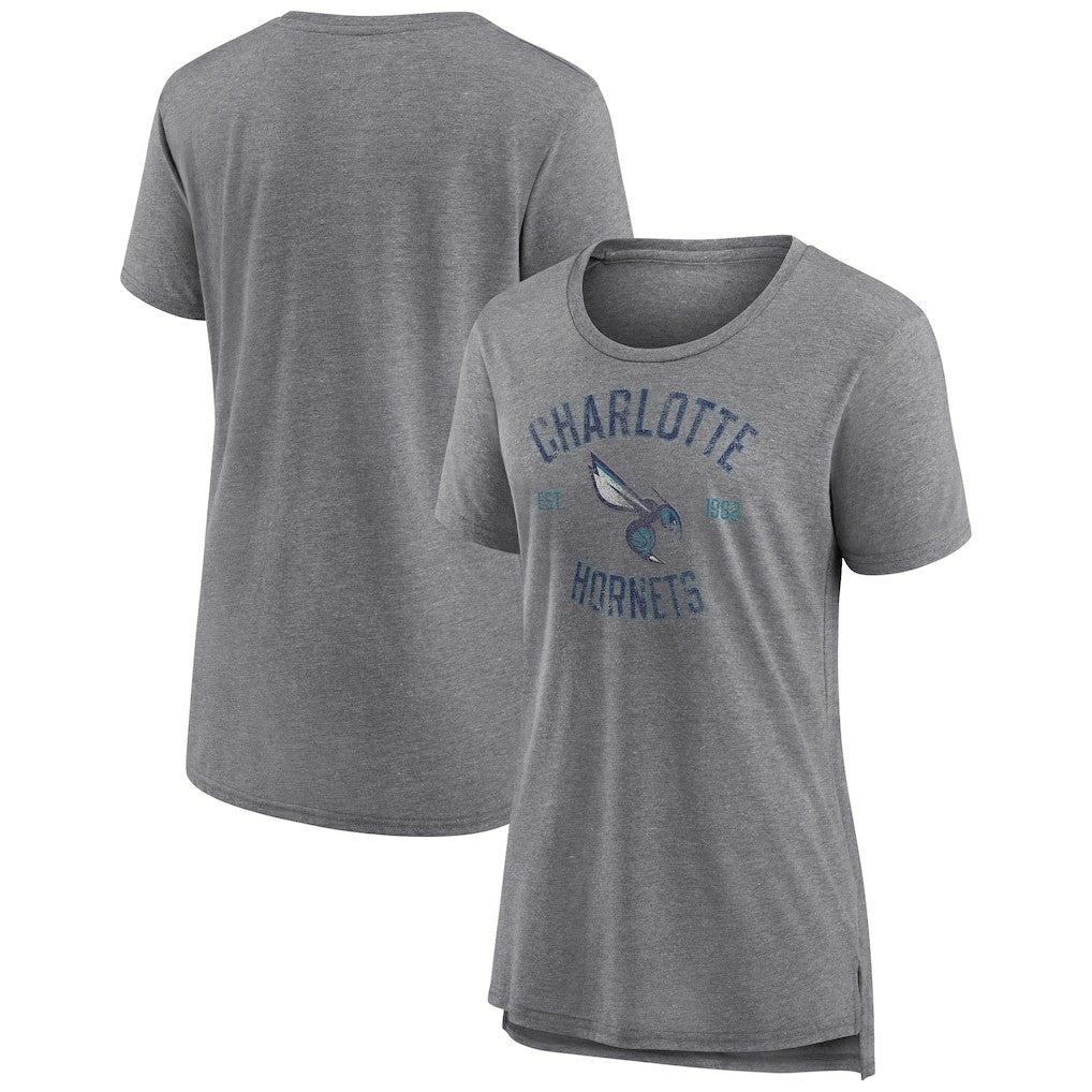 Charlotte Hornets Women's Heritage Tri-Blend T-Shirt