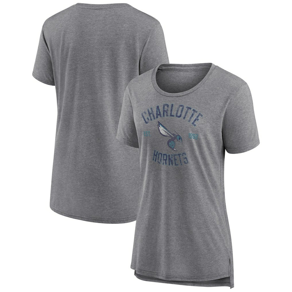 Charlotte Hornets Women's Heritage Tri-Blend T-Shirt