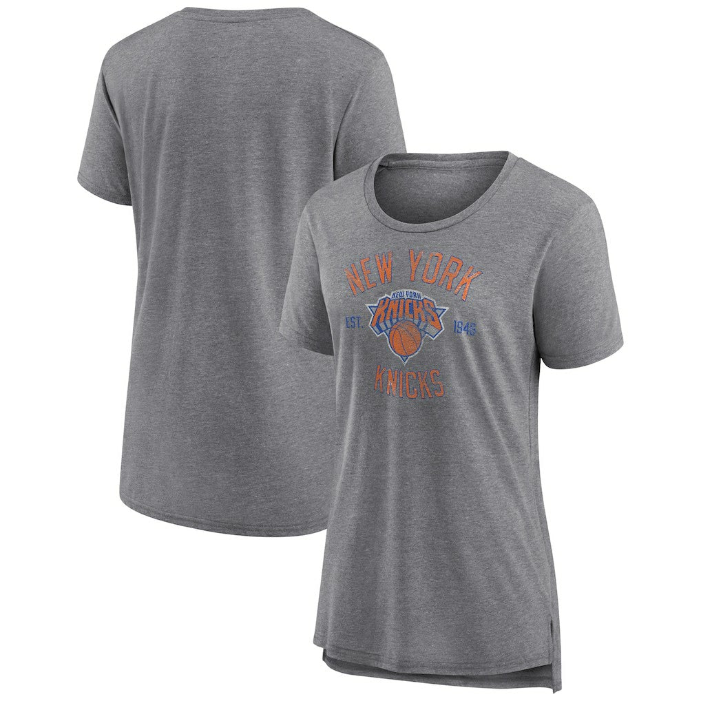New York Knicks Women's Heritage Tri-Blend T-Shirt