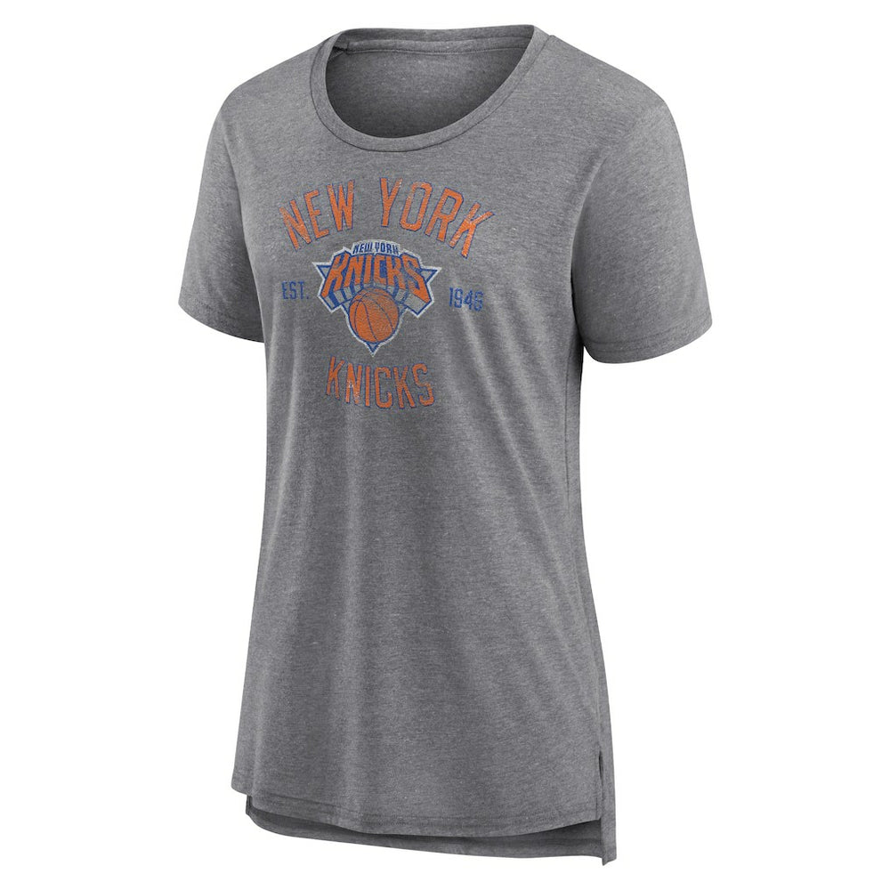 New York Knicks Women's Heritage Tri-Blend T-Shirt