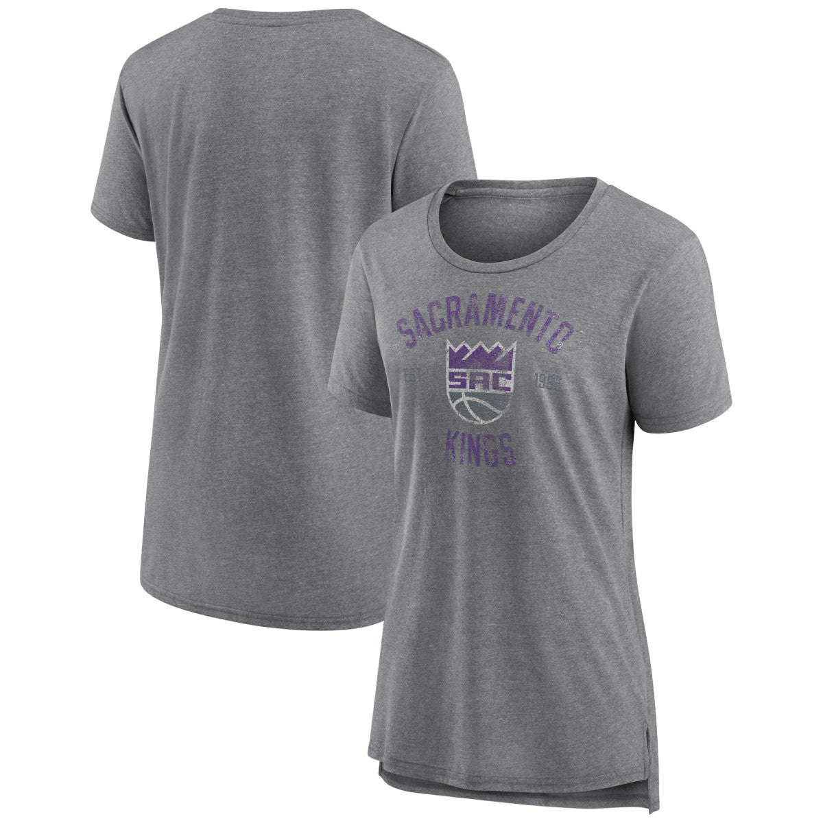 Sacramento Kings Women's Heritage Tri-Blend T-Shirt