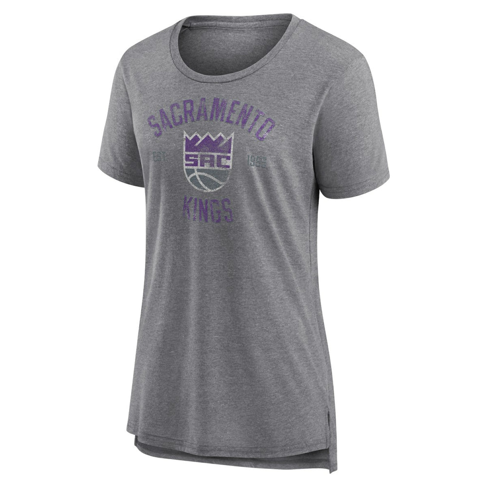 Sacramento Kings Women's Heritage Tri-Blend T-Shirt