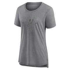 San Antonio Spurs Women's Heritage Tri-Blend T-Shirt
