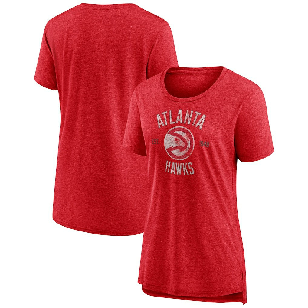 Atlanta Hawks Women's Heritage Tri-Blend T-Shirt