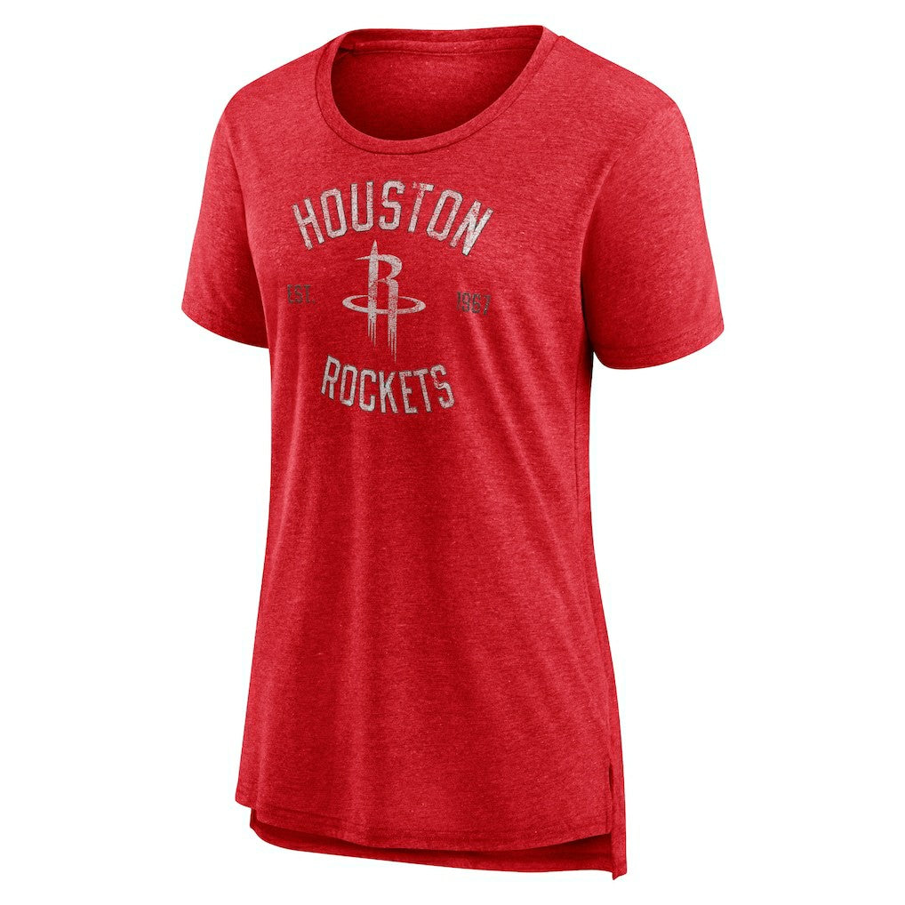 Houston Rockets Women's Heritage Tri-Blend T-Shirt