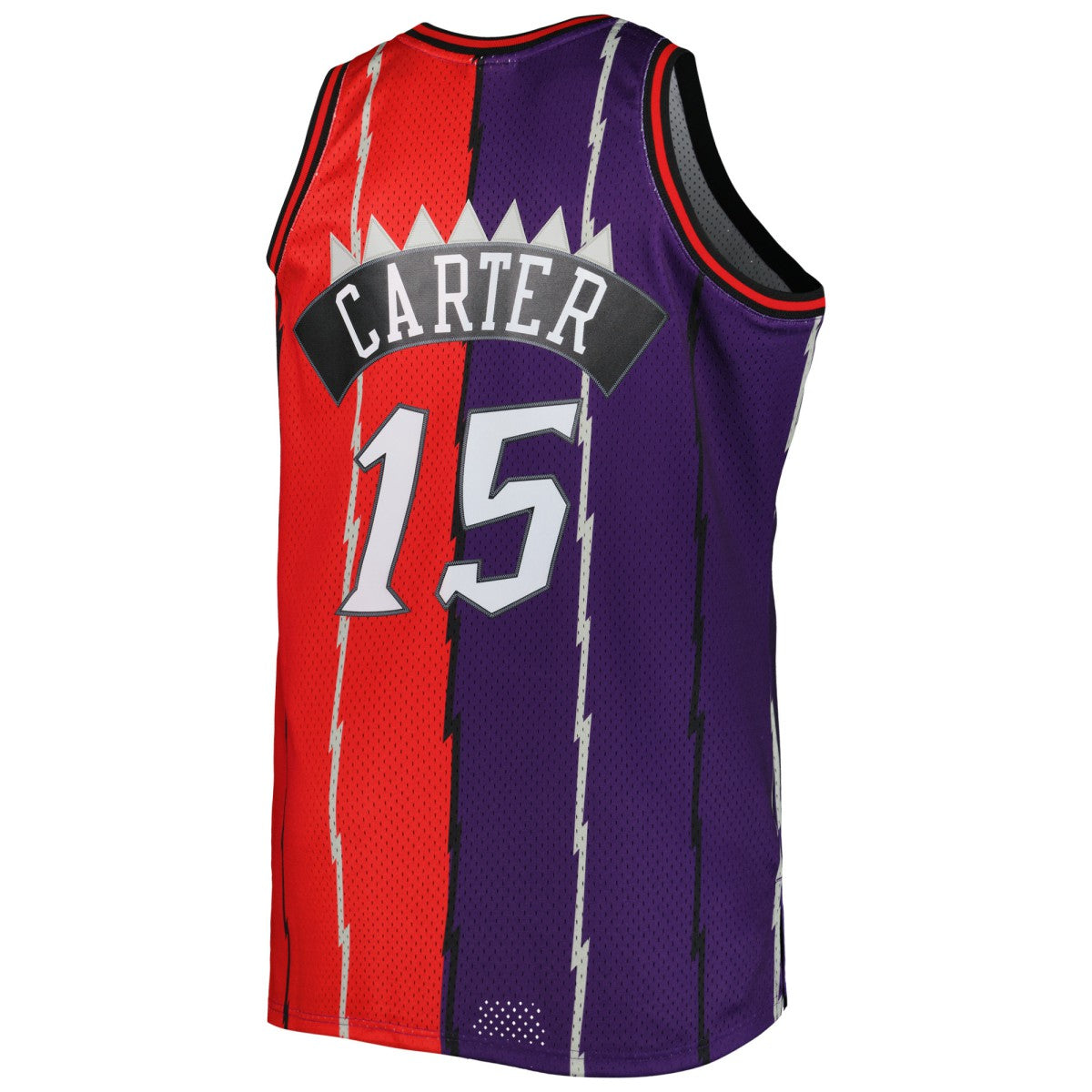 Mitchell & Ness Vince Carter Toronto Raptors Big & Tall Hardwood Classics 1998/99 Split Swingman Jersey