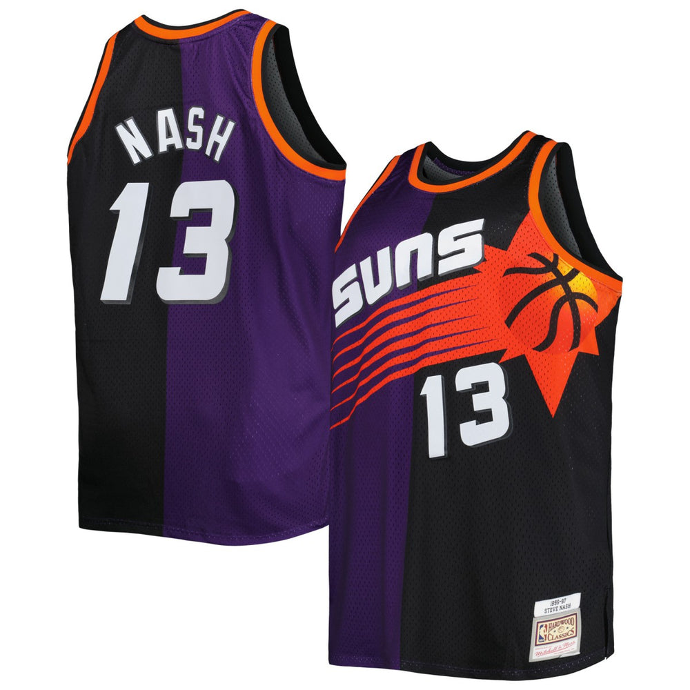 Mitchell & Ness Steve Nash Phoenix Suns Big & Tall Hardwood Classics 1996/97 Split Swingman Jersey