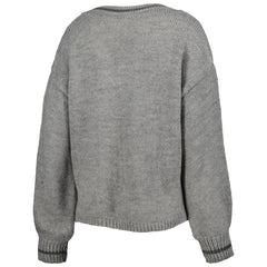 Chicago Bulls Lusso Women's Scarletts Lantern Sleeve Tri-Blend V-Neck Pullover Sweater