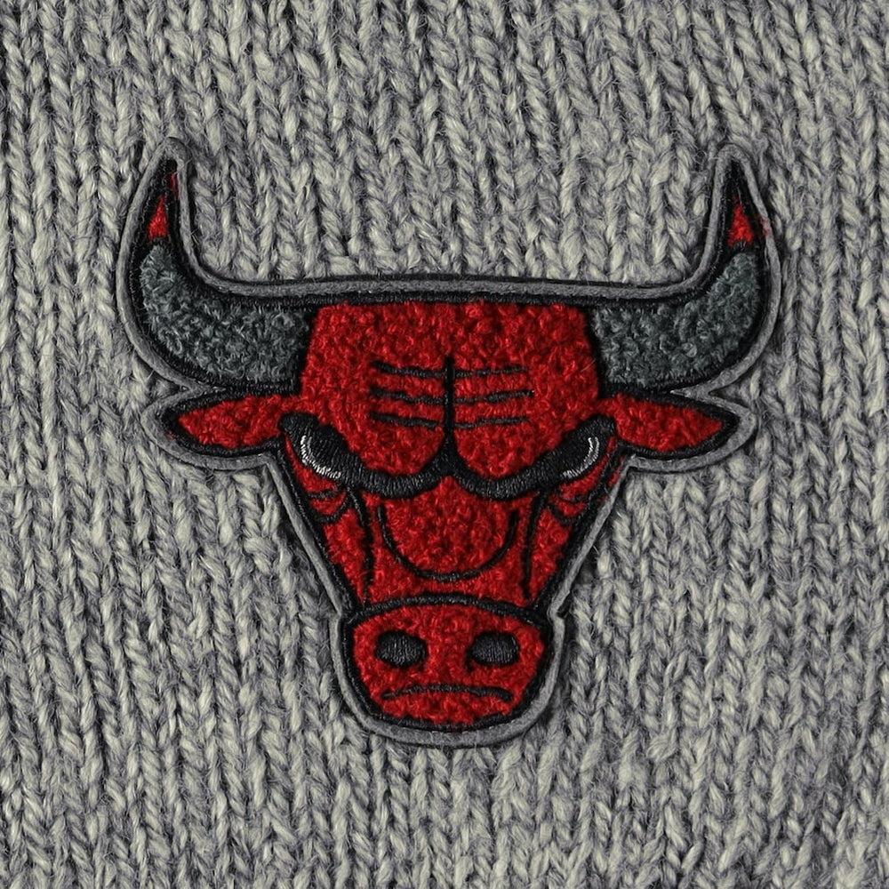 Chicago Bulls Lusso Women's Scarletts Lantern Sleeve Tri-Blend V-Neck Pullover Sweater