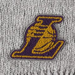 Los Angeles Lakers Lusso Women's Scarletts Lantern Sleeve Tri-Blend V-Neck Pullover Sweater