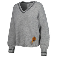 Phoenix Suns Lusso Women's Scarletts Lantern Sleeve Tri-Blend V-Neck Pullover Sweater